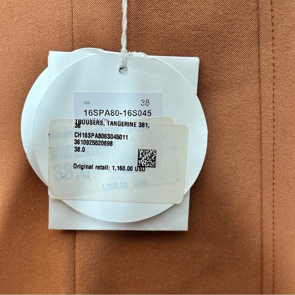 Chloe Women’s Tangerine Trousers Pants New with Tags Size 38 US Medium - Picture 3 of 10